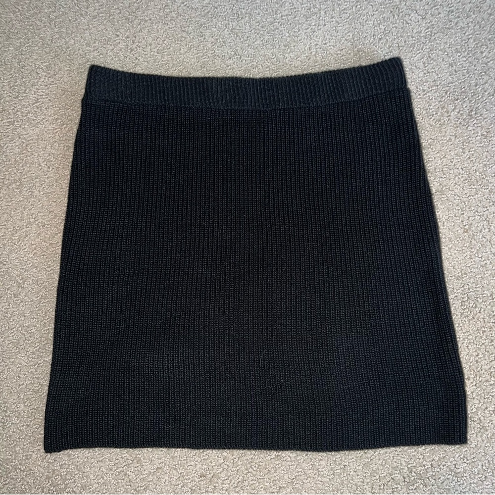 Wild Fable Black Knit Skirt